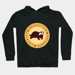 yellow badger wizarding school traits Hoodie